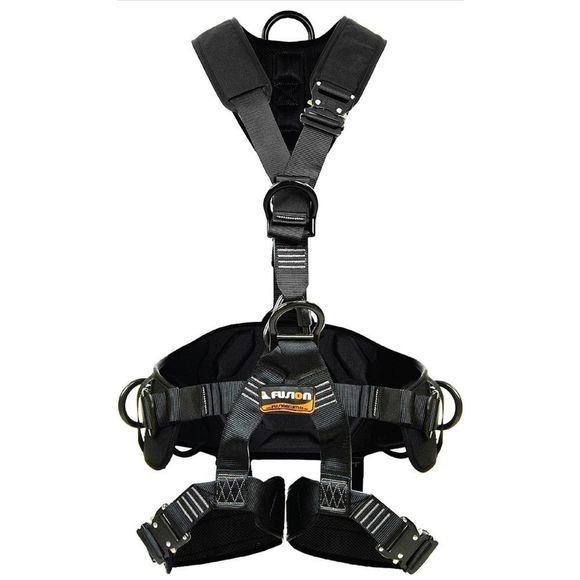 Fusion Climb Tac Rescue Tactical Full Body 3D Eva Padded Zipline Harness NWOT - Picture 1 of 5